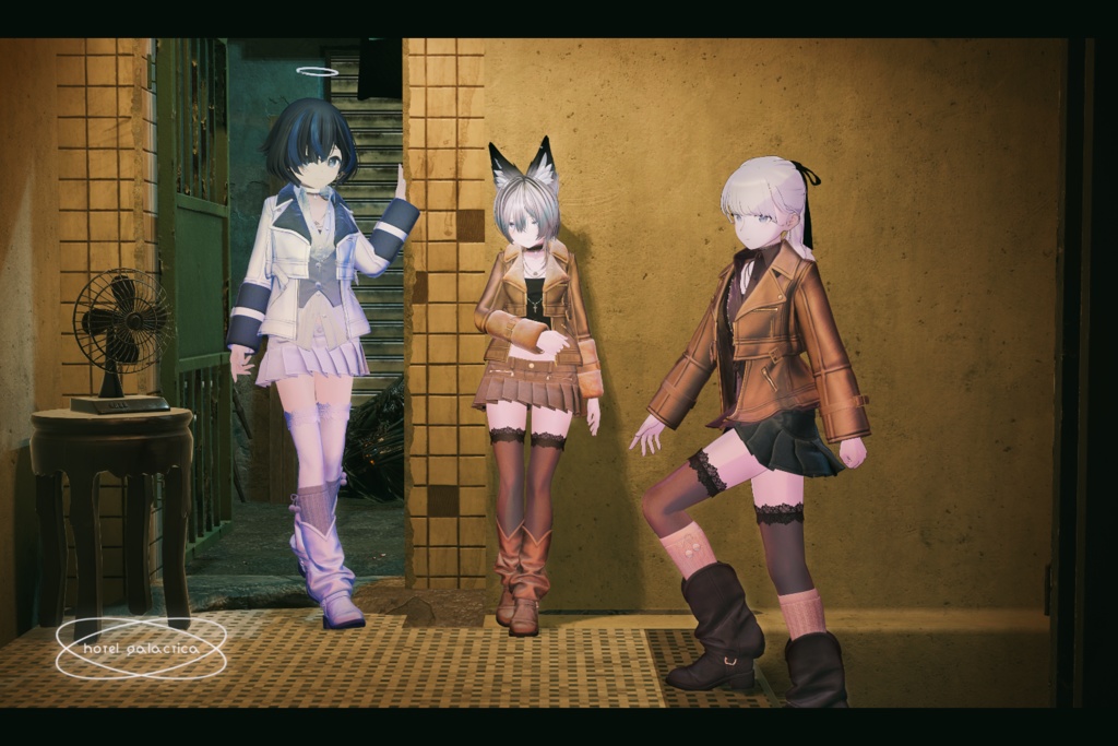 オリジナル3D衣装モデル【Horrific Romance】