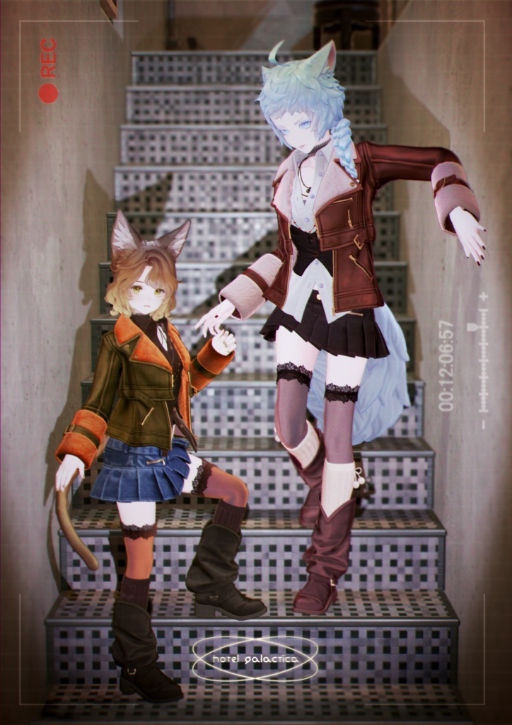 オリジナル3D衣装モデル【Horrific Romance】