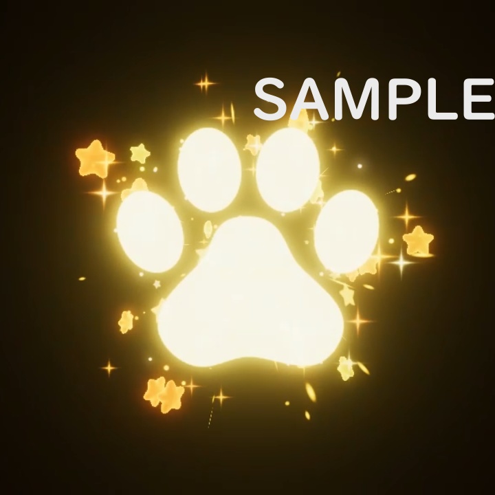 【UnityEffcts】肉球ヒットエフェクト「星」 URP NikukyuStrarHitEffects　02