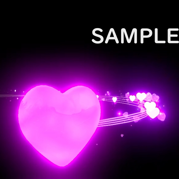 【VRChat/UnityEffcts】ハートのトレイルエフェクト HeartTrailEffects