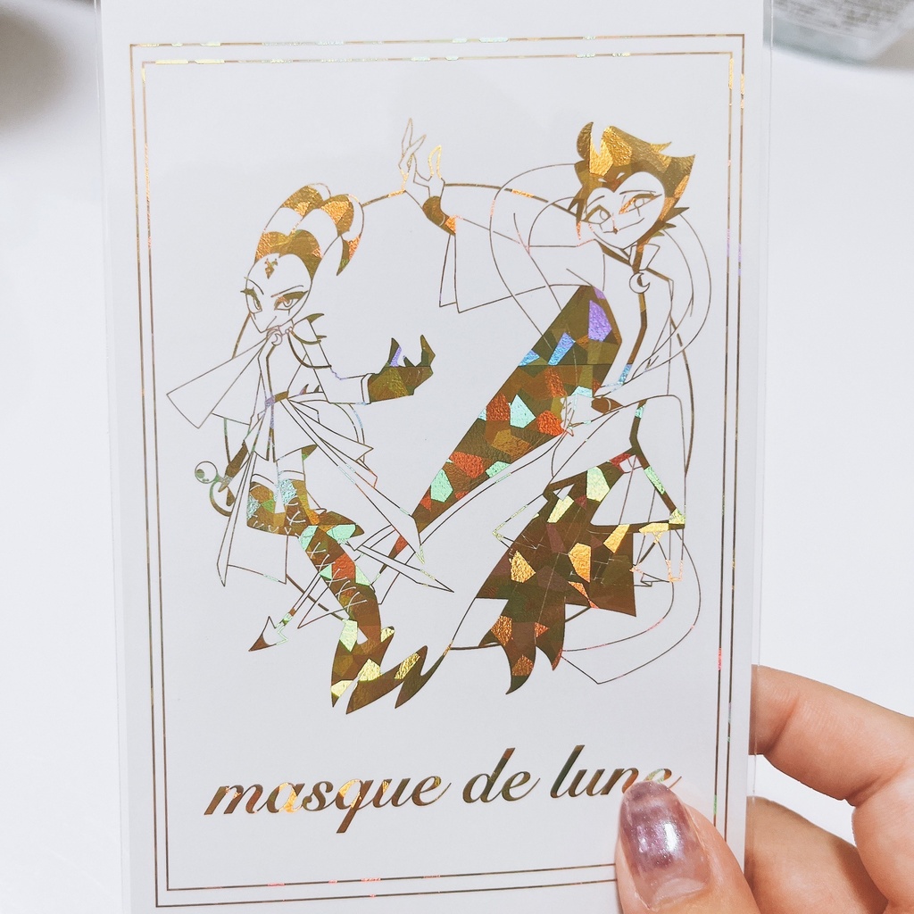 【Helluva Boss】ポストカード(ストラス&ブリッツ)【※アイドルパロ※】