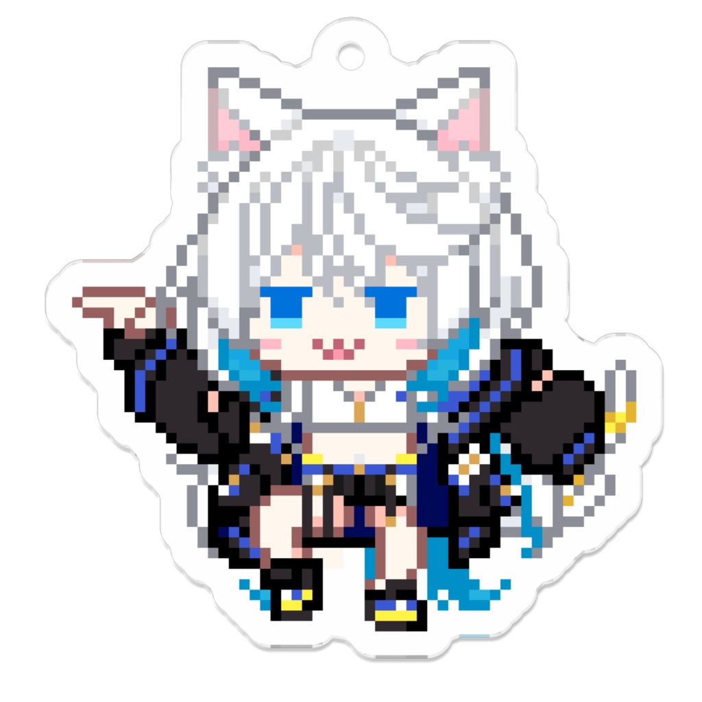誕生日記念グッズ🐾無名。ドット絵キーホルダー