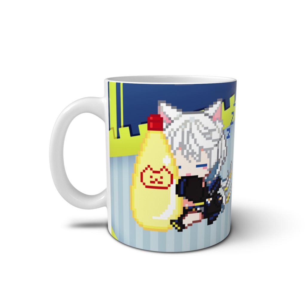 誕生日記念グッズ🐾無名。ドット絵マグカップ