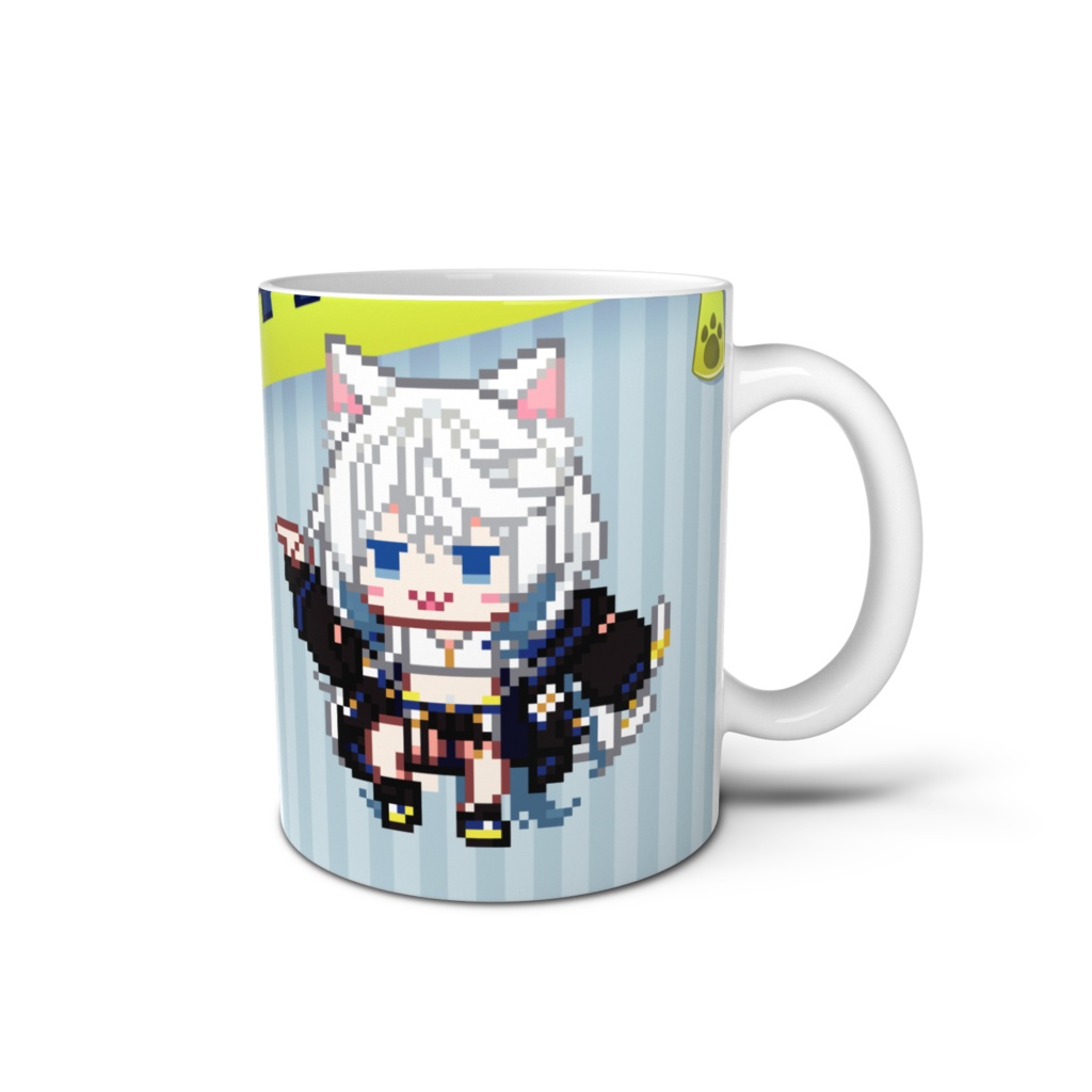 誕生日記念グッズ🐾無名。ドット絵マグカップ