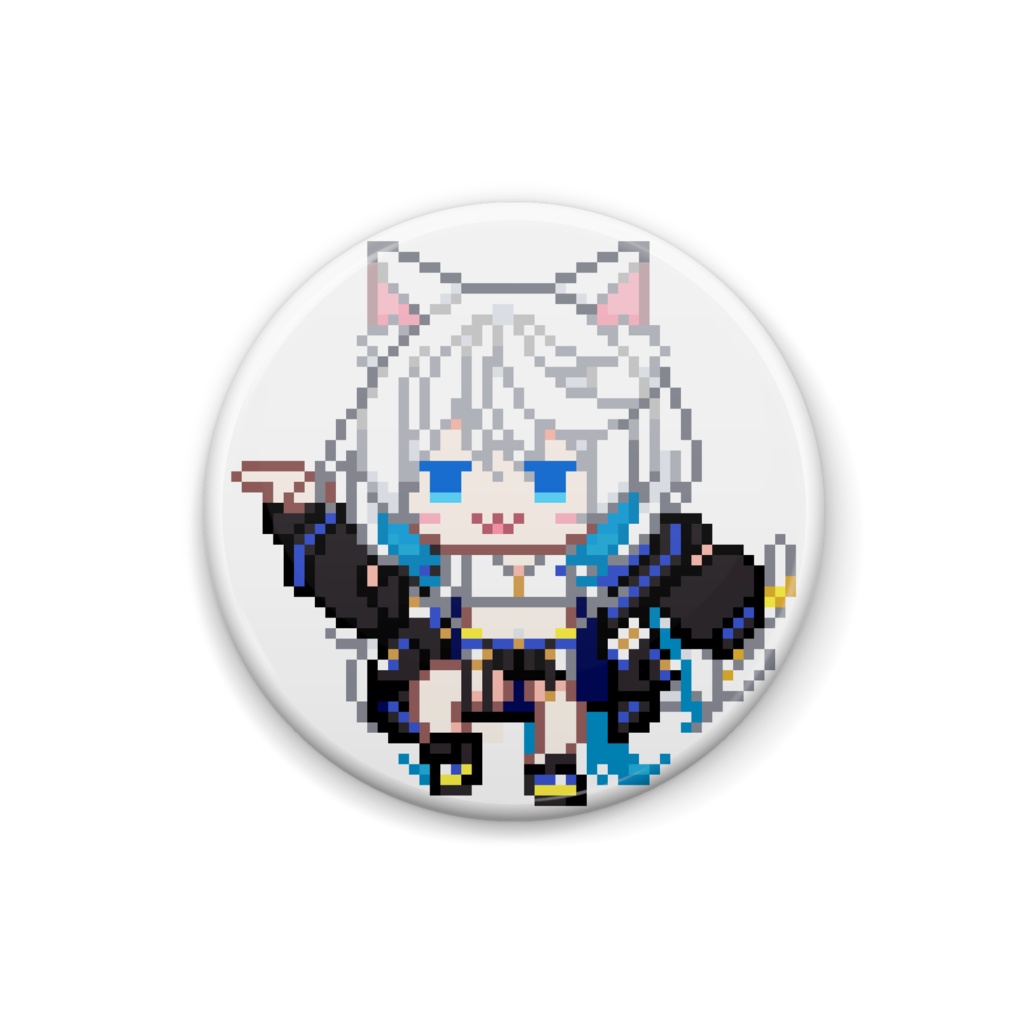 誕生日記念グッズ🐾無名。ドット絵缶バッジ
