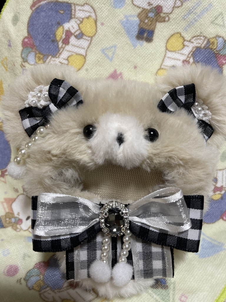 ぬい服ふわふわ白クマちゃん