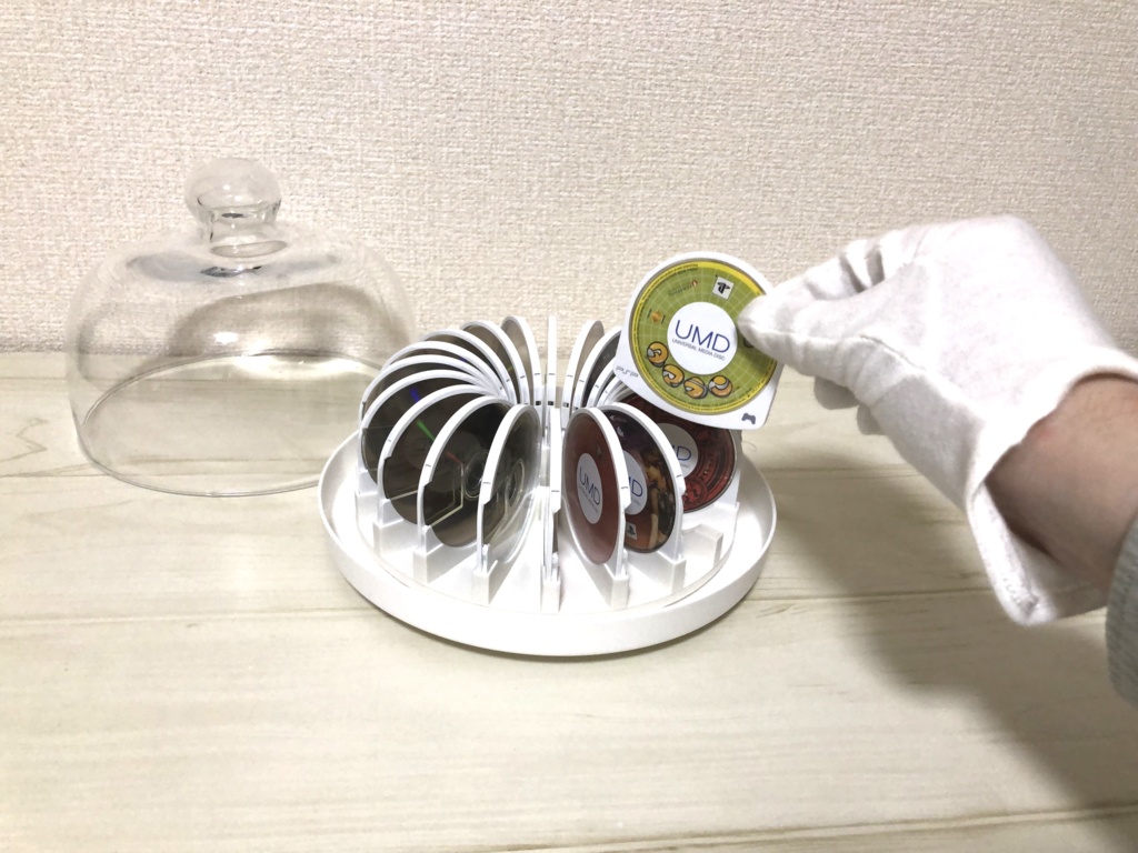 PSPソフト用回転収納ケース
