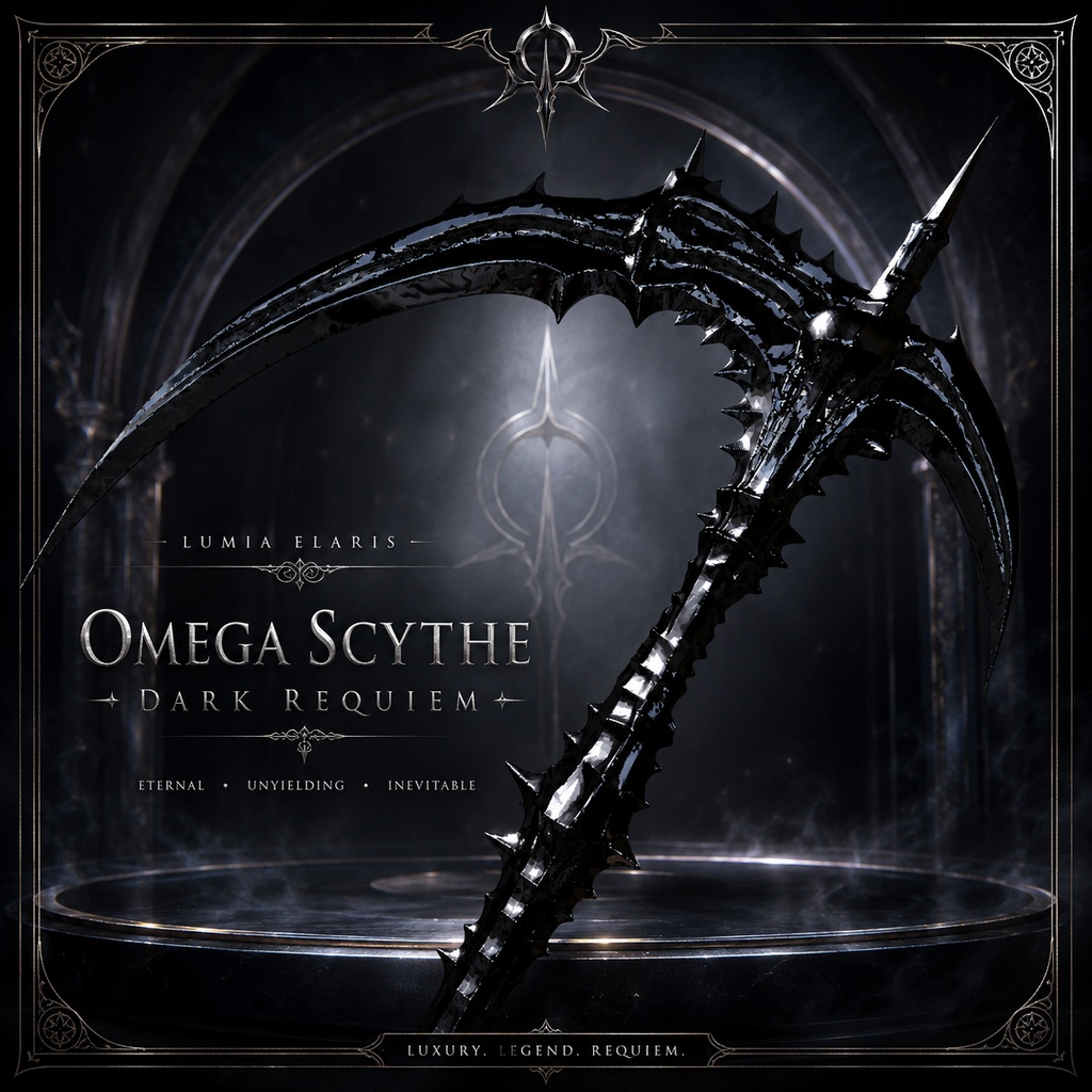 ☠️ Omega Scythe / 終末の鎌 / 종말의 낫 【🎨3 Colors Collection】