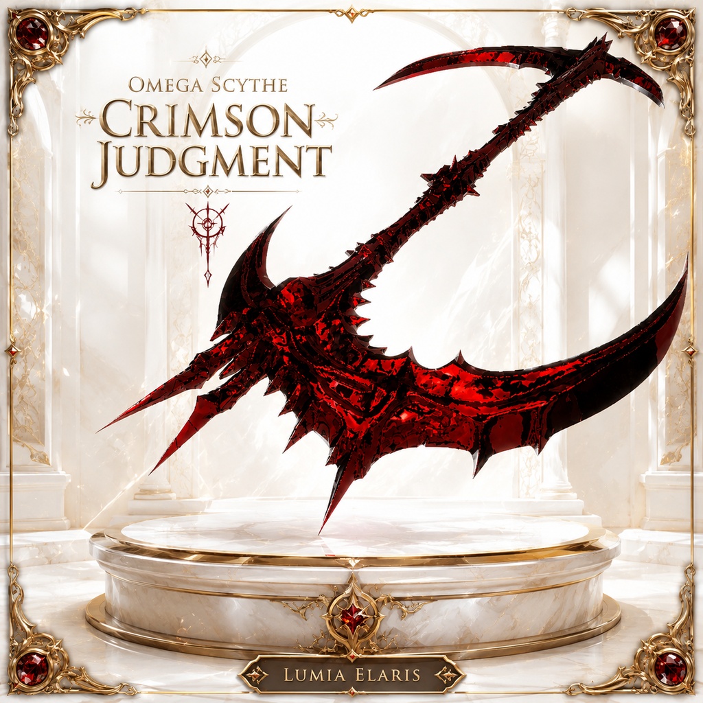 ☠️ Omega Scythe / 終末の鎌 / 종말의 낫 【🎨3 Colors Collection】