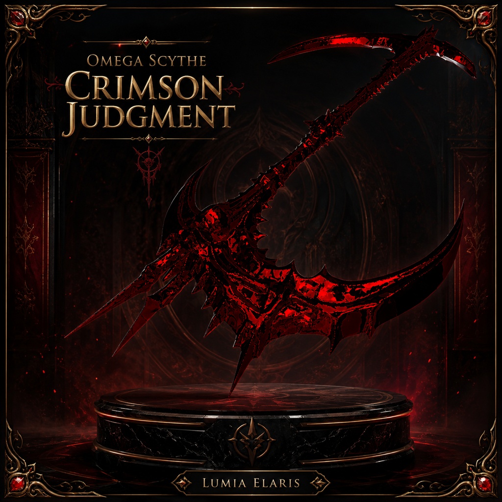 ☠️ Omega Scythe / 終末の鎌 / 종말의 낫 【🎨3 Colors Collection】
