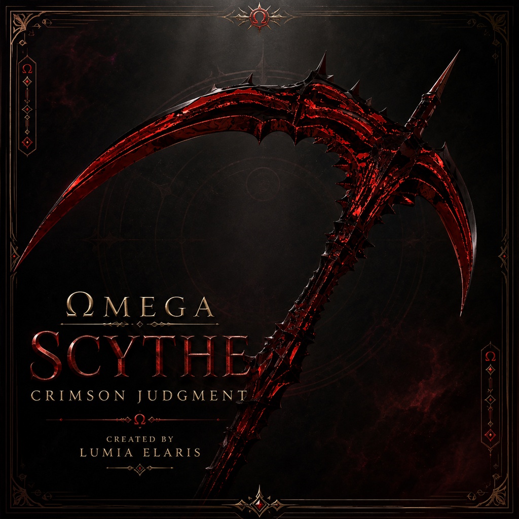 ☠️ Omega Scythe / 終末の鎌 / 종말의 낫 【🎨3 Colors Collection】