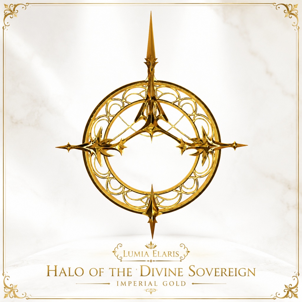 💫 Halo of the Divine Sovereign / 神聖なる至高の君主の光輪 / 신성한 절대 군주의 광륜 【🎨4 Colors Collection】