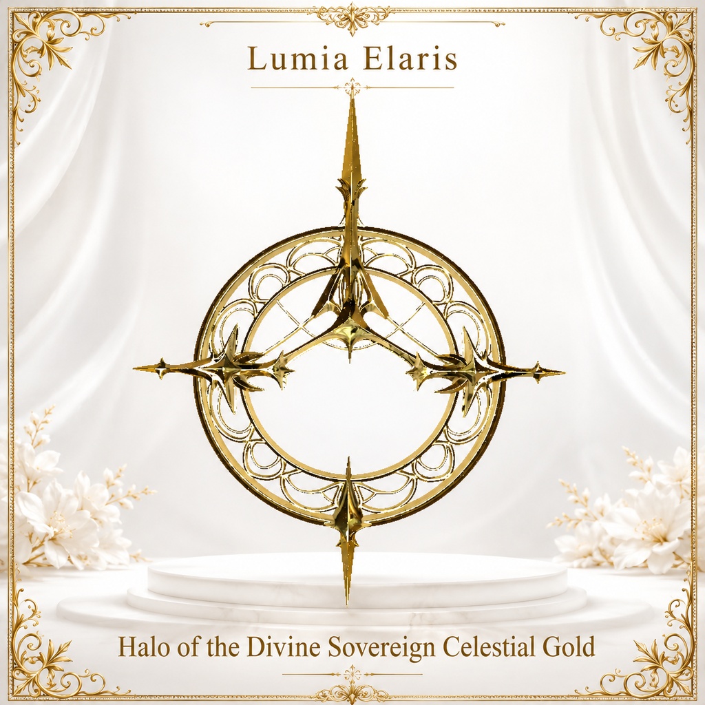 💫 Halo of the Divine Sovereign / 神聖なる至高の君主の光輪 / 신성한 절대 군주의 광륜 【🎨4 Colors Collection】