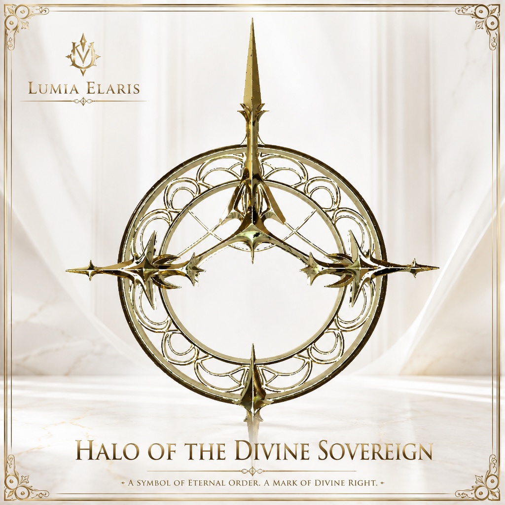 💫 Halo of the Divine Sovereign / 神聖なる至高の君主の光輪 / 신성한 절대 군주의 광륜 【🎨4 Colors Collection】