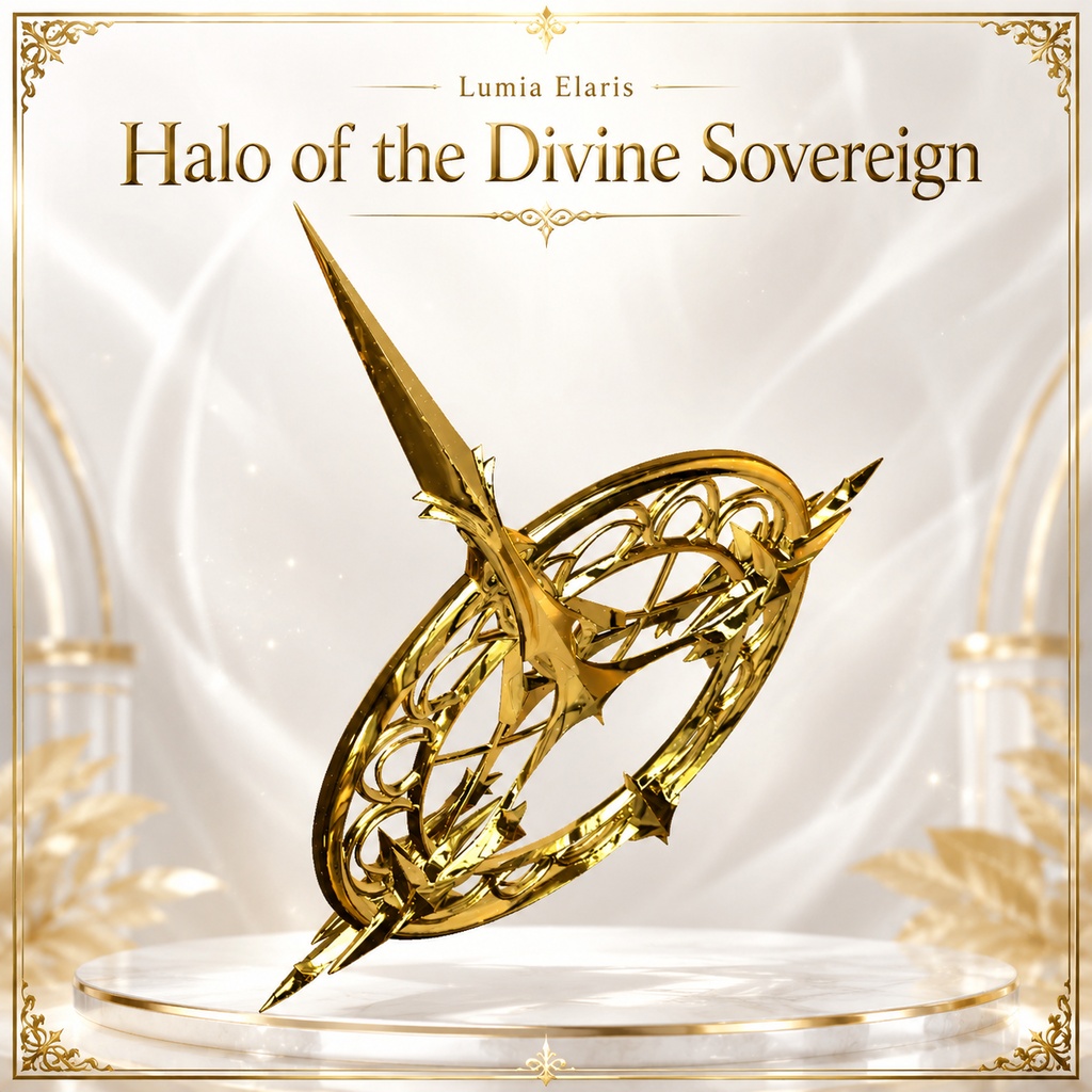 💫 Halo of the Divine Sovereign / 神聖なる至高の君主の光輪 / 신성한 절대 군주의 광륜 【🎨4 Colors Collection】