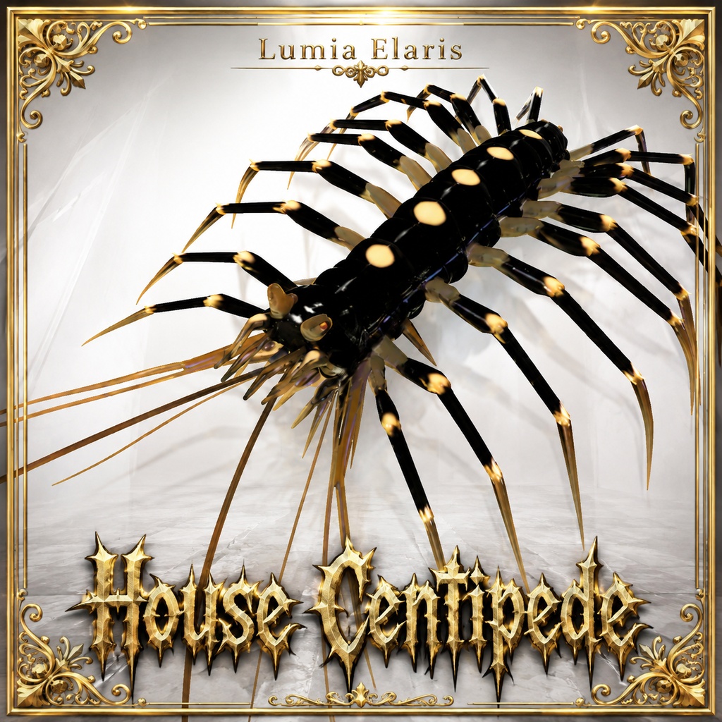 🕷️ House Centipede / ゲジ / 그리마