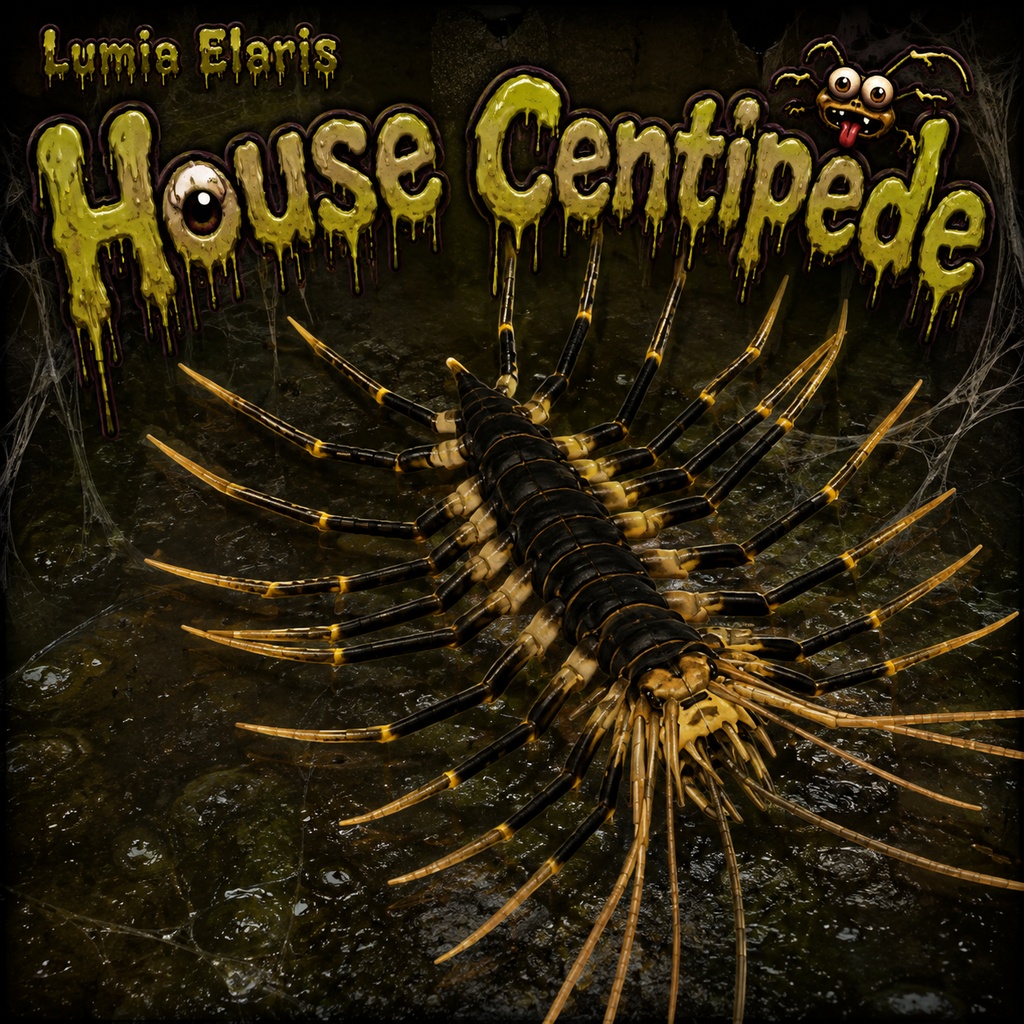 🕷️ House Centipede / ゲジ / 그리마