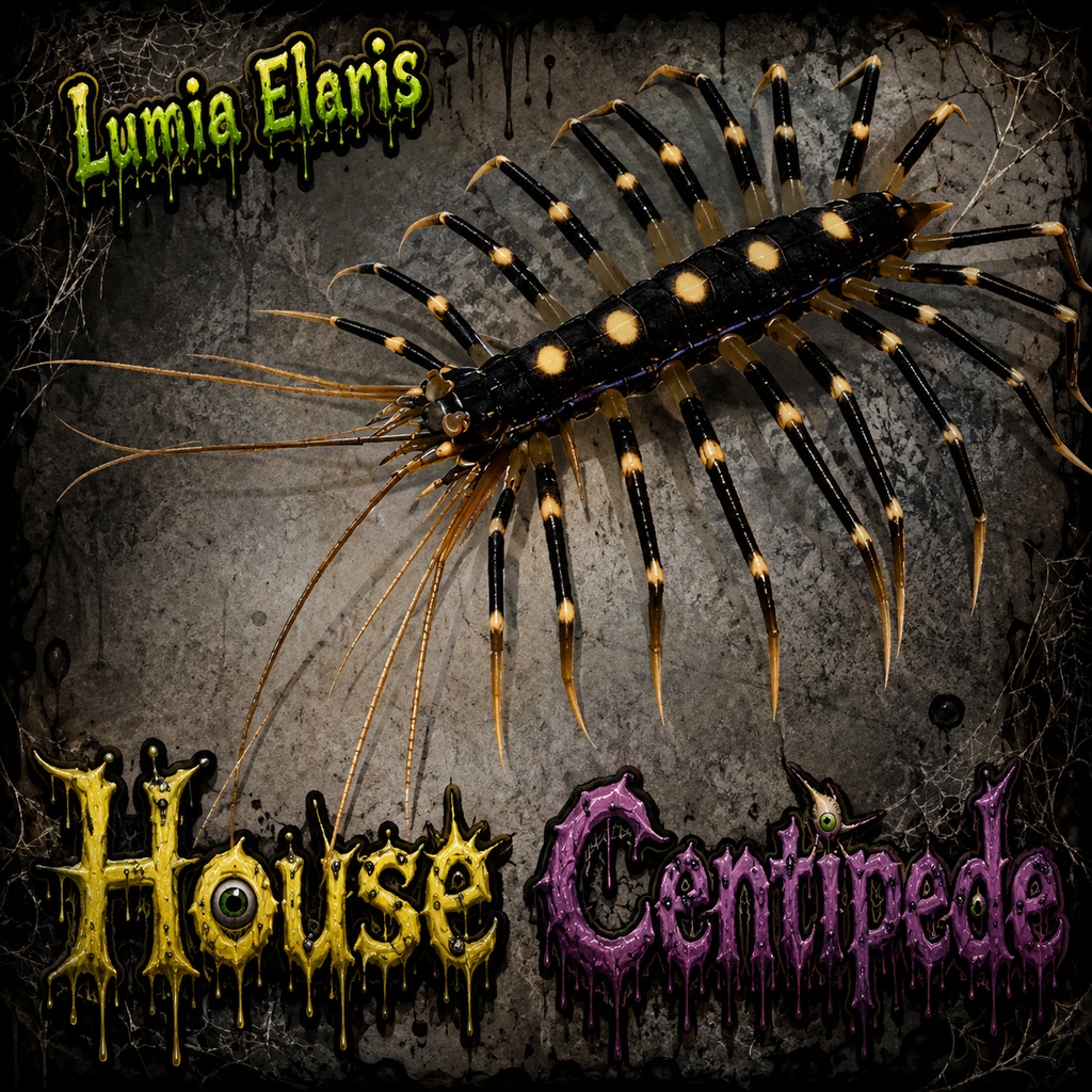 🕷️ House Centipede / ゲジ / 그리마