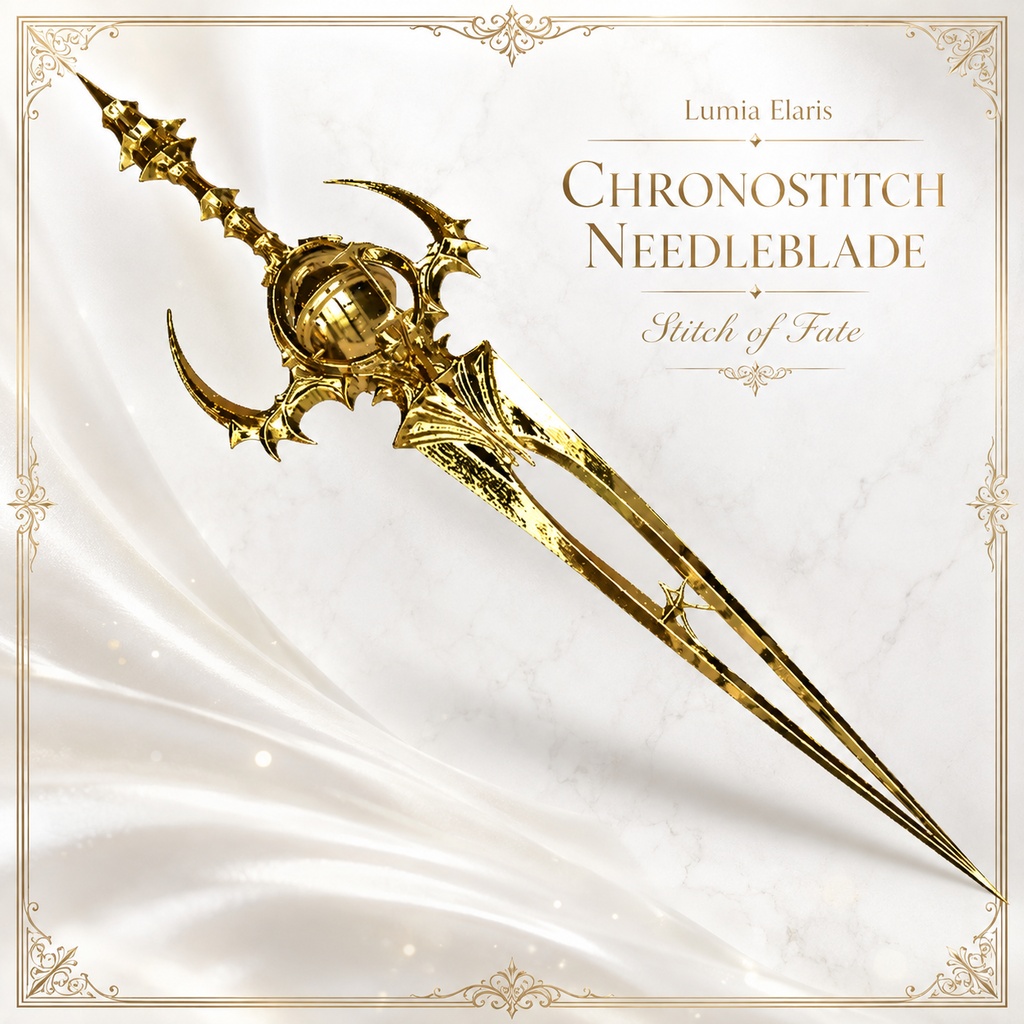 Chronostitch Needleblade Stitch of Fate / 時を縫う針剣 運命の縫合 / 시간을 꿰매는 바늘검 운명의 봉합 【🎨3 Colors Collection】