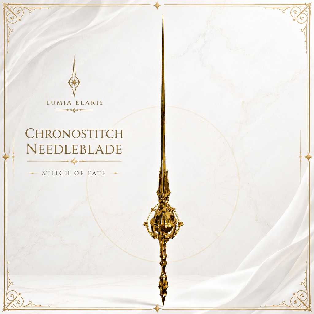 Chronostitch Needleblade Stitch of Fate / 時を縫う針剣 運命の縫合 / 시간을 꿰매는 바늘검 운명의 봉합 【🎨3 Colors Collection】