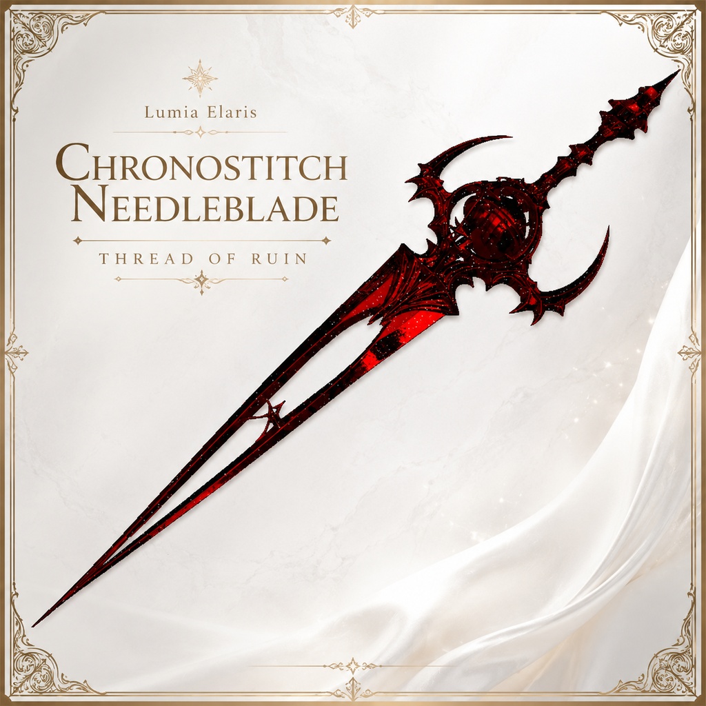 Chronostitch Needleblade Stitch of Fate / 時を縫う針剣 運命の縫合 / 시간을 꿰매는 바늘검 운명의 봉합 【🎨3 Colors Collection】