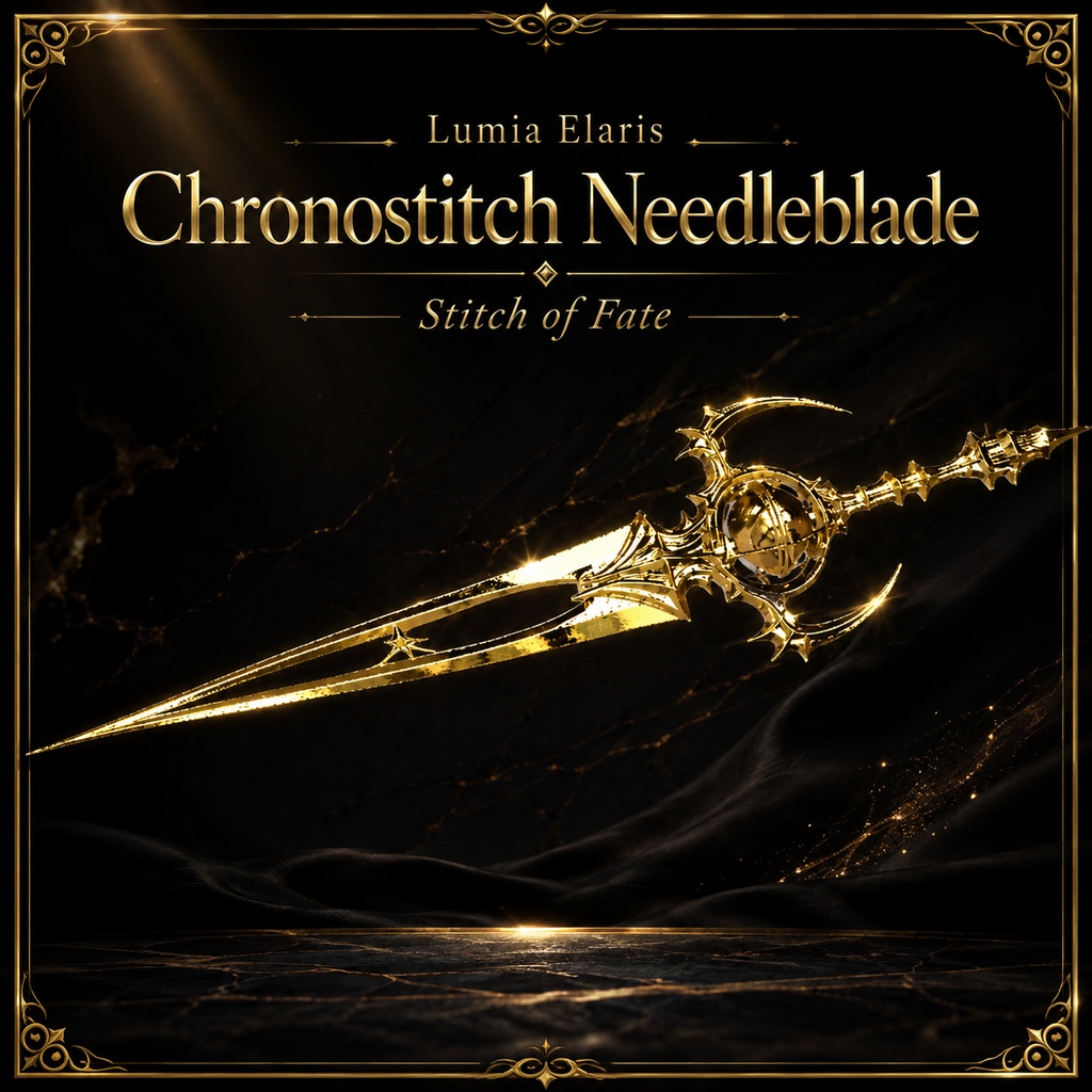 Chronostitch Needleblade Stitch of Fate / 時を縫う針剣 運命の縫合 / 시간을 꿰매는 바늘검 운명의 봉합 【🎨3 Colors Collection】