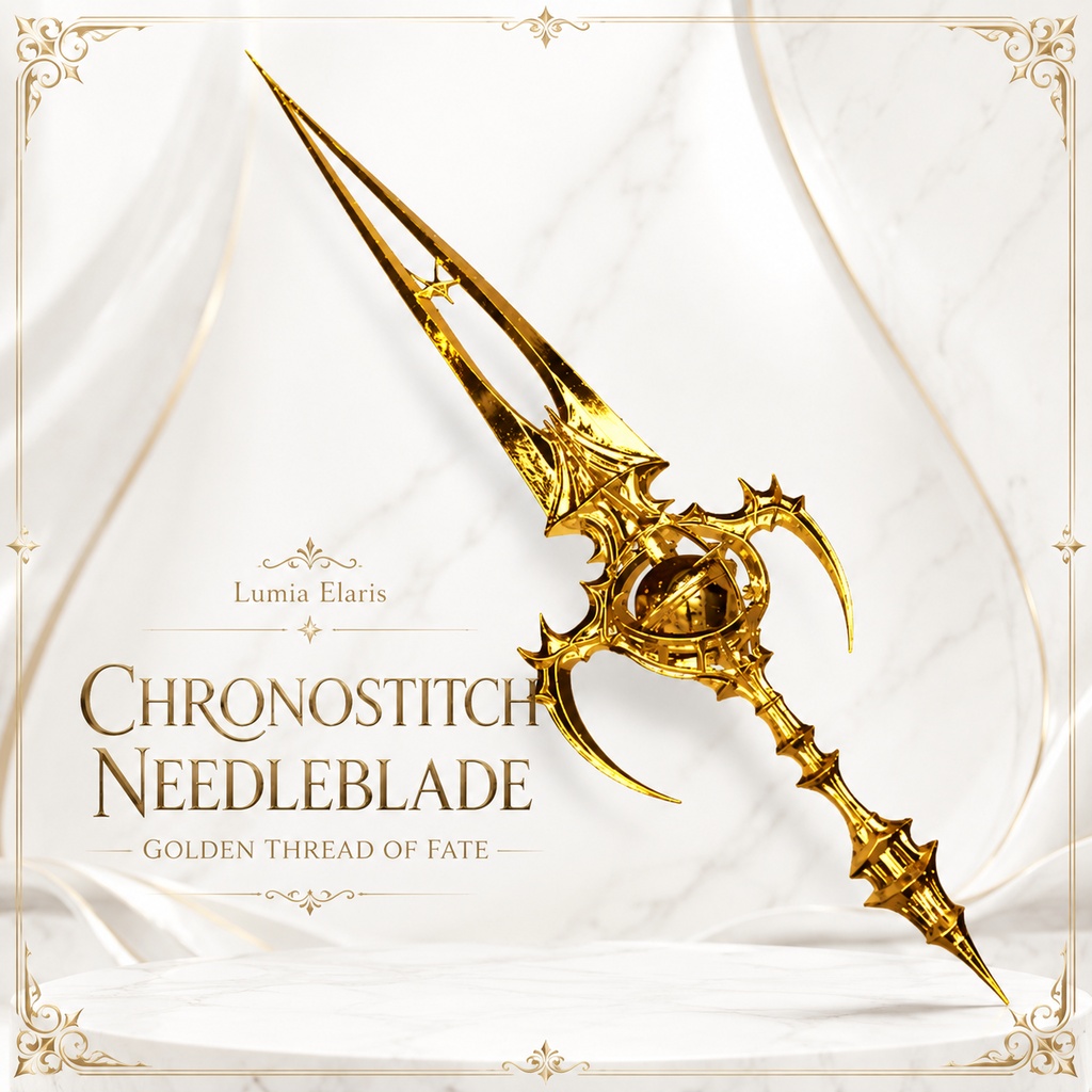 Chronostitch Needleblade Stitch of Fate / 時を縫う針剣 運命の縫合 / 시간을 꿰매는 바늘검 운명의 봉합 【🎨3 Colors Collection】