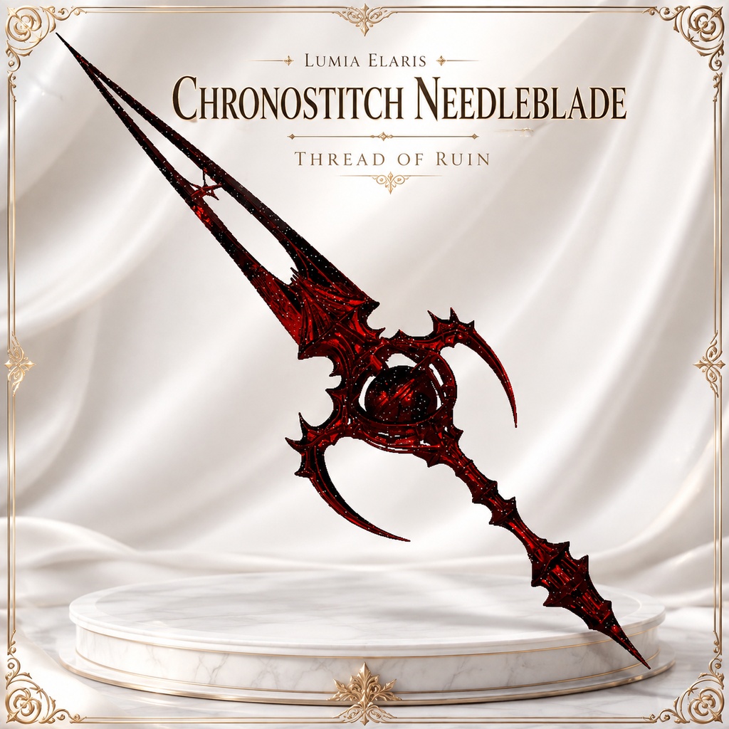 Chronostitch Needleblade Stitch of Fate / 時を縫う針剣 運命の縫合 / 시간을 꿰매는 바늘검 운명의 봉합 【🎨3 Colors Collection】
