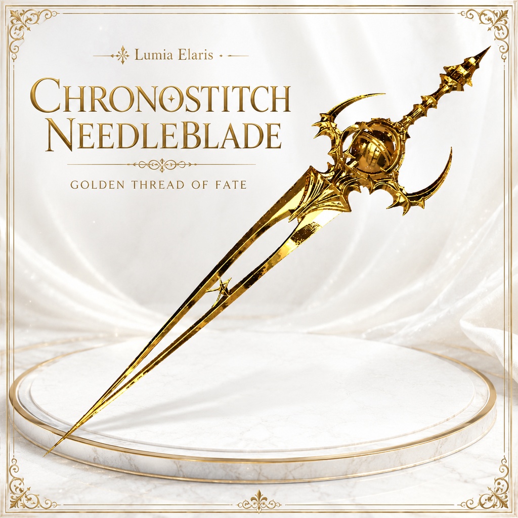 Chronostitch Needleblade Stitch of Fate / 時を縫う針剣 運命の縫合 / 시간을 꿰매는 바늘검 운명의 봉합 【🎨3 Colors Collection】