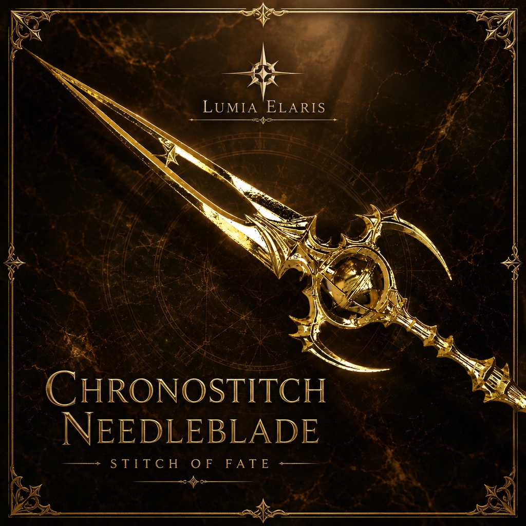 Chronostitch Needleblade Stitch of Fate / 時を縫う針剣 運命の縫合 / 시간을 꿰매는 바늘검 운명의 봉합 【🎨3 Colors Collection】