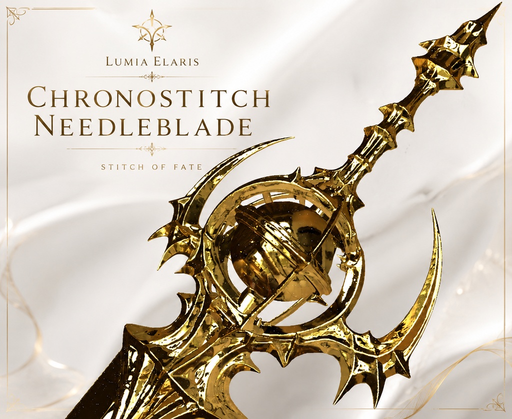 Chronostitch Needleblade Stitch of Fate / 時を縫う針剣 運命の縫合 / 시간을 꿰매는 바늘검 운명의 봉합 【🎨3 Colors Collection】