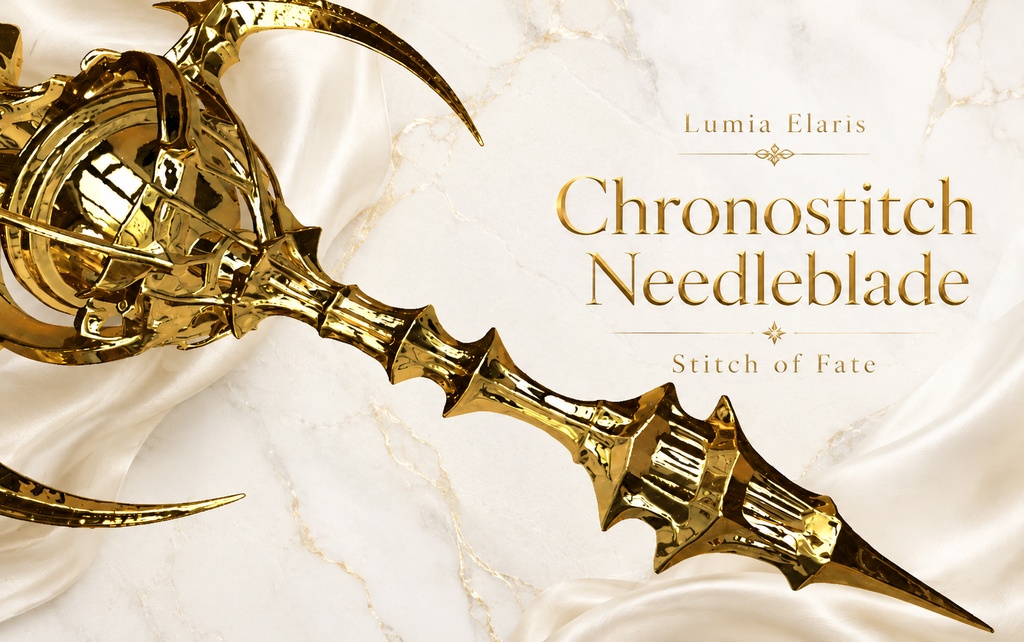 Chronostitch Needleblade Stitch of Fate / 時を縫う針剣 運命の縫合 / 시간을 꿰매는 바늘검 운명의 봉합 【🎨3 Colors Collection】