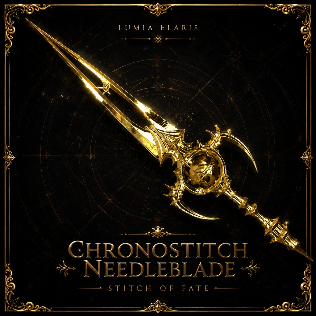 Chronostitch Needleblade Stitch of Fate / 時を縫う針剣 運命の縫合 / 시간을 꿰매는 바늘검 운명의 봉합 【🎨3 Colors Collection】