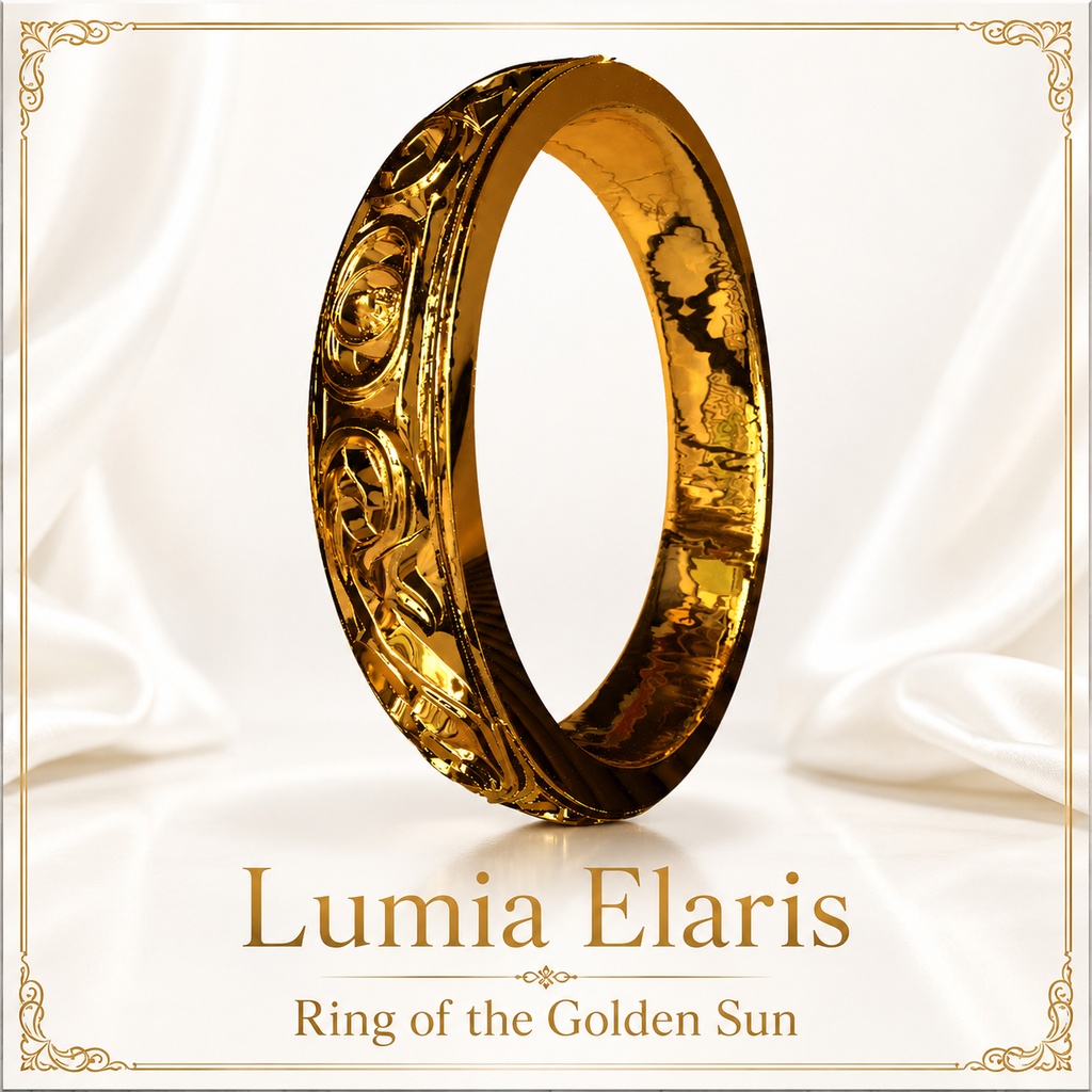 💍 Ring of the Golden Sun / 黄金の太陽の指輪 / 황금 태양의 반지 【🛍️2 Product Collection】