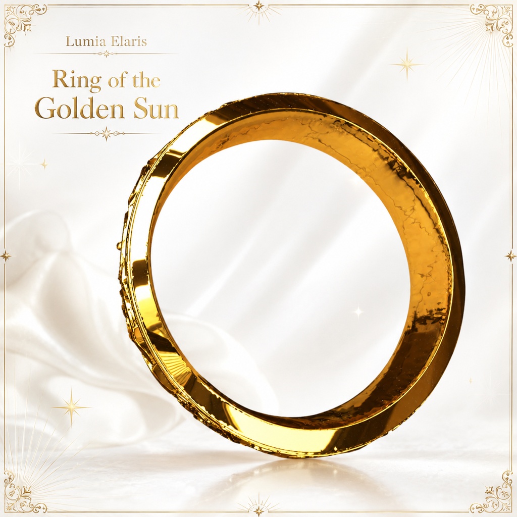 💍 Ring of the Golden Sun / 黄金の太陽の指輪 / 황금 태양의 반지 【🛍️2 Product Collection】