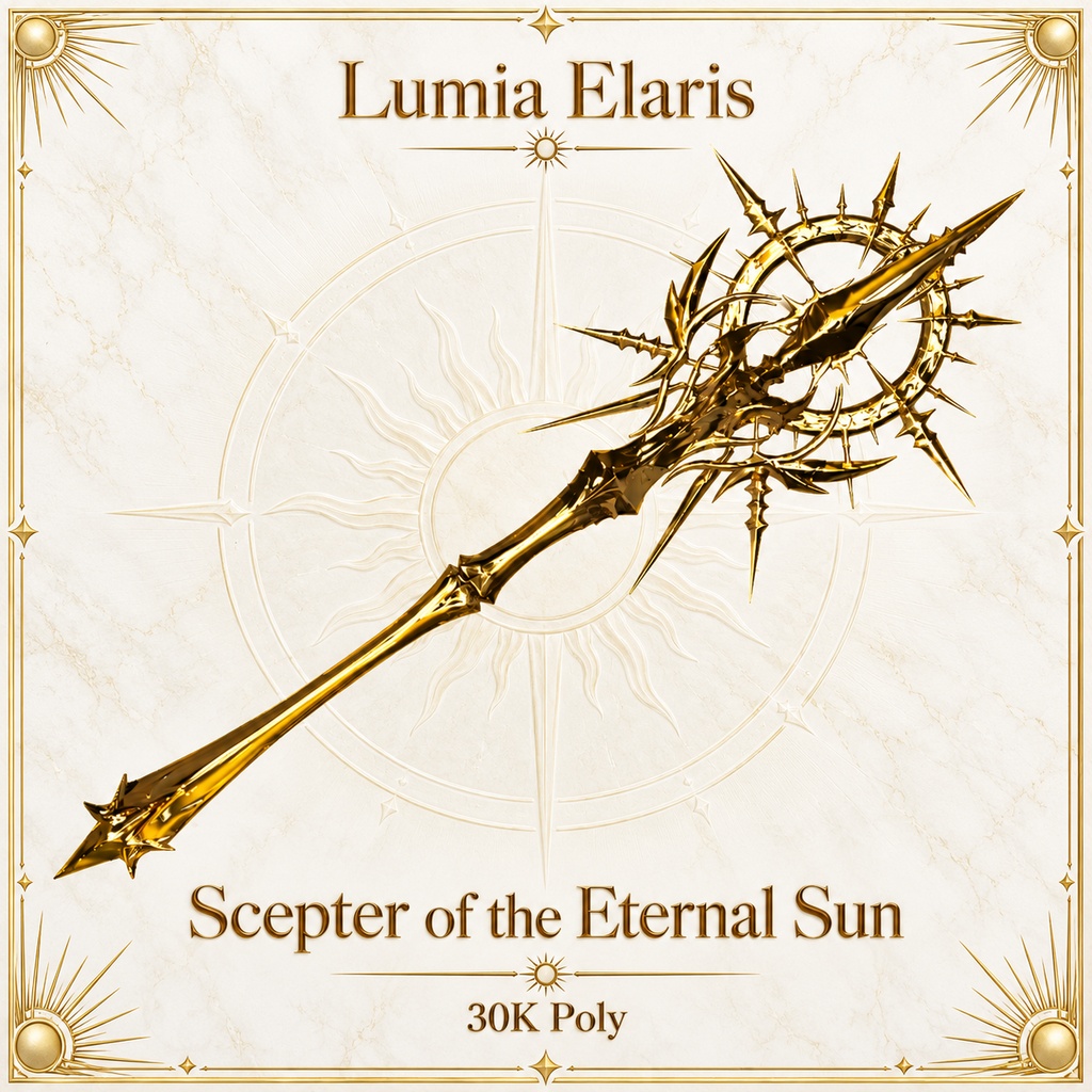 ⚜️ Scepter of the Eternal Sun / 永遠なる太陽の王笏 / 영원한 태양의 홀