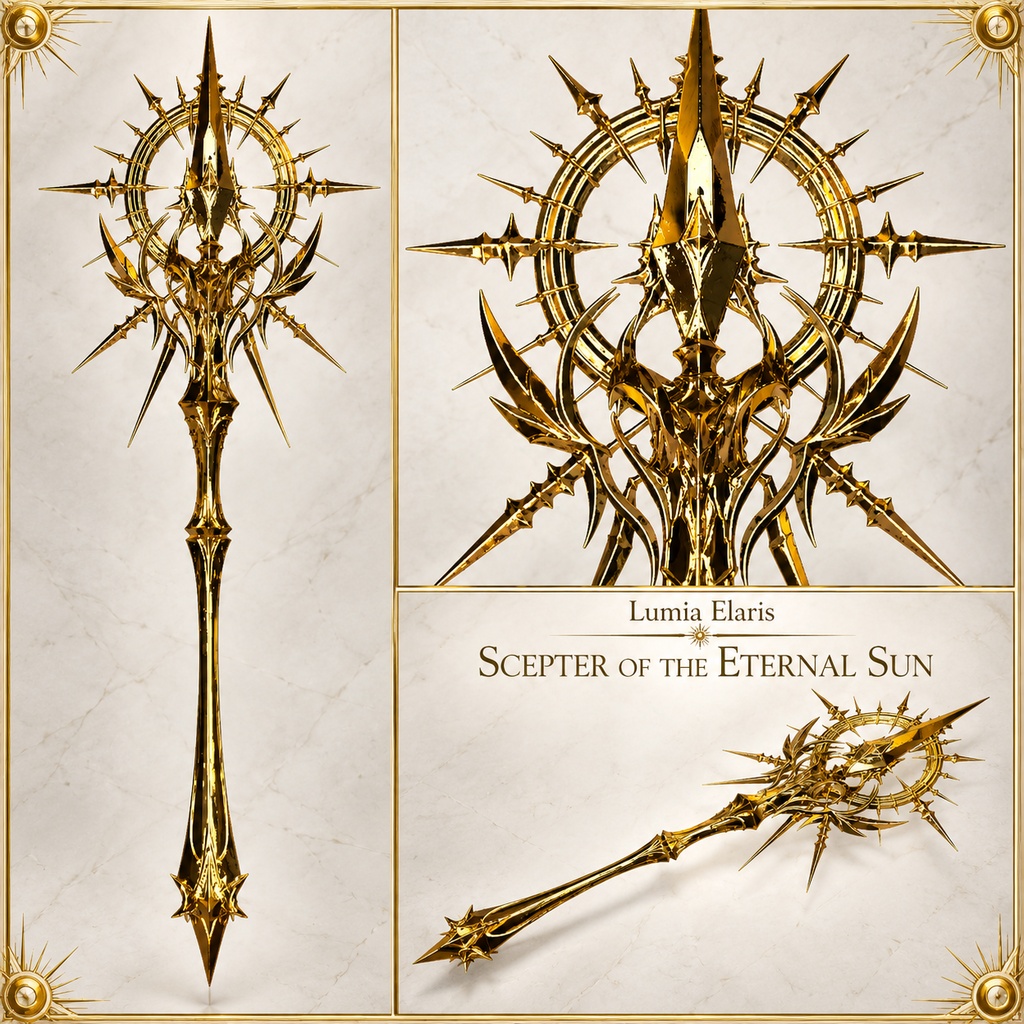 ⚜️ Scepter of the Eternal Sun / 永遠なる太陽の王笏 / 영원한 태양의 홀