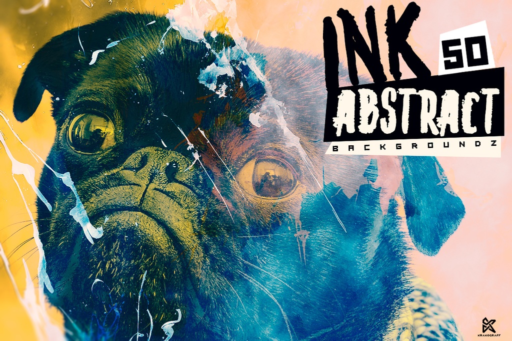 50 Ink Abstract Backgroundz