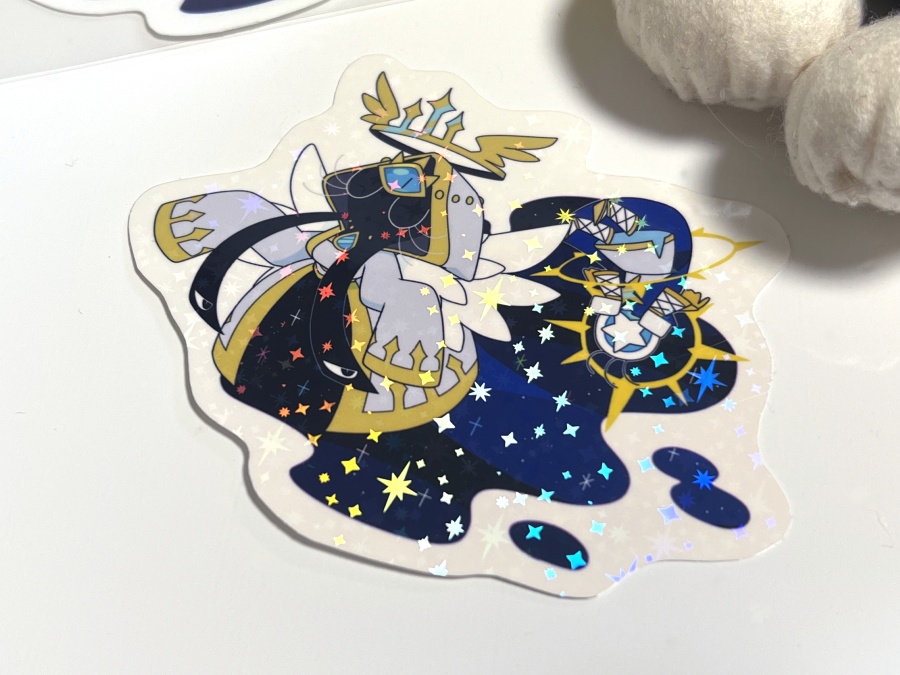 キラキラホロステッカー:フリーガ&バルダー