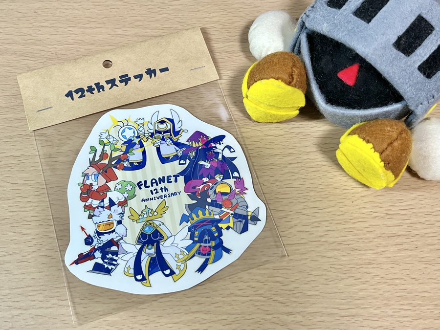 12周年ステッカー