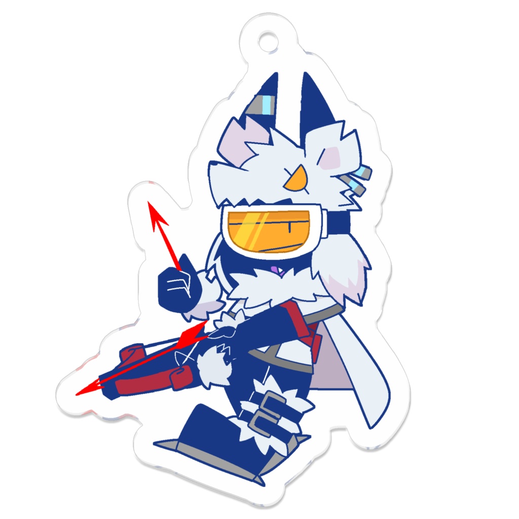 アクリルキーホルダー:スカー・デッドショット