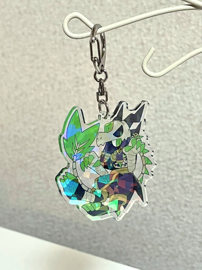 ホログラムアクリルキーホルダー:ディノ・スカリオ