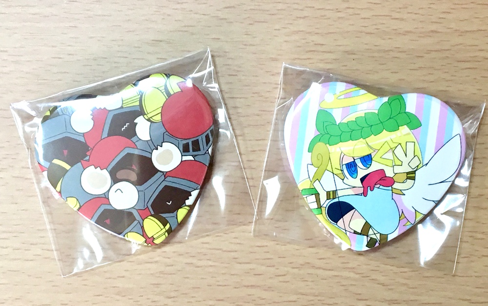 ハート缶バッジ