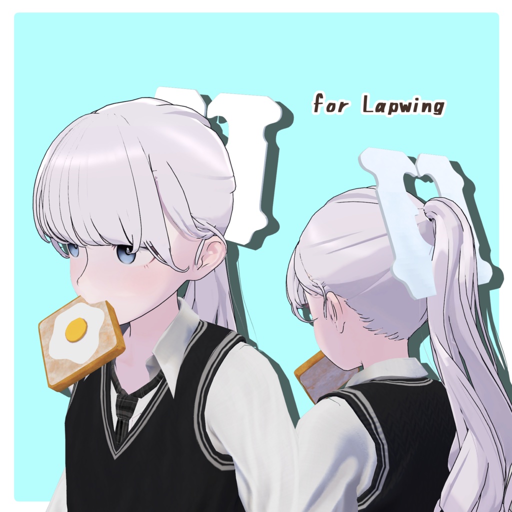 パンのアレ髪留め