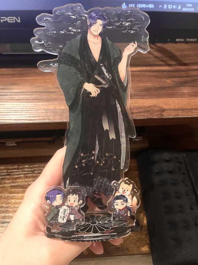 鷹晴(+主桂&片割れ&こんぴらちゃん)アクスタ