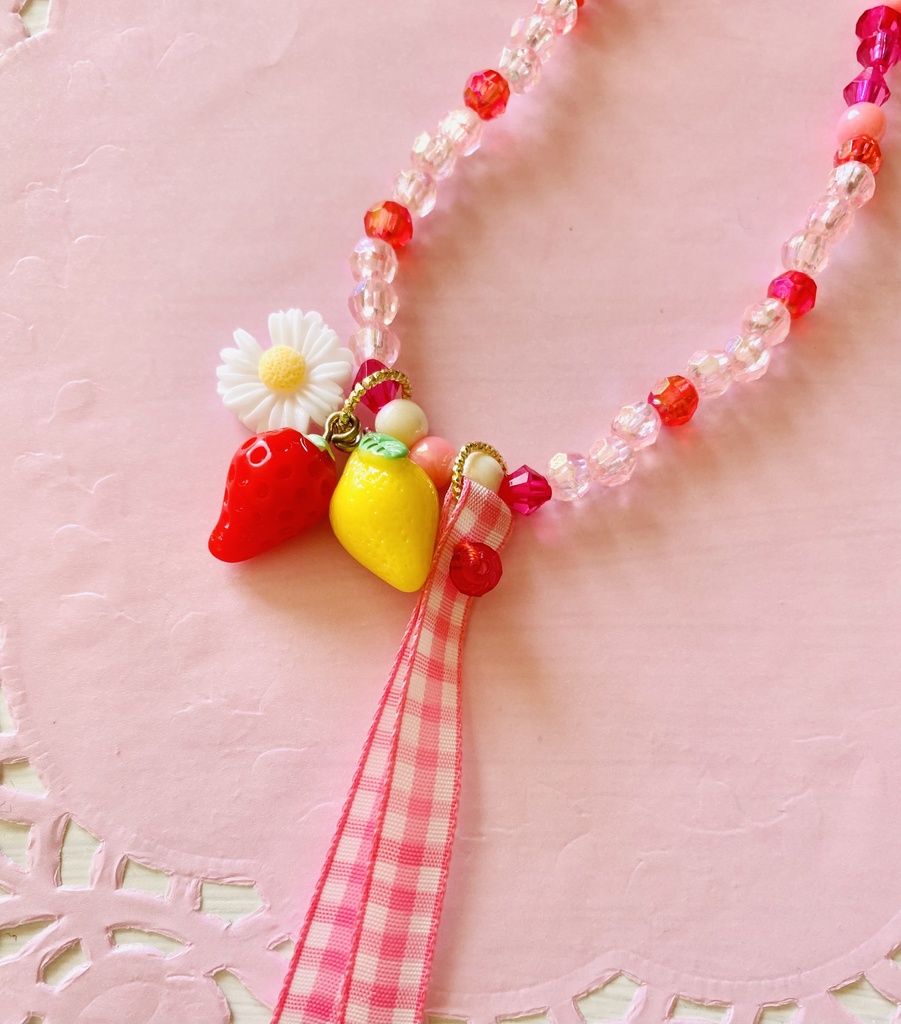 レトロガーリィふるーつネックレス（ミックス）