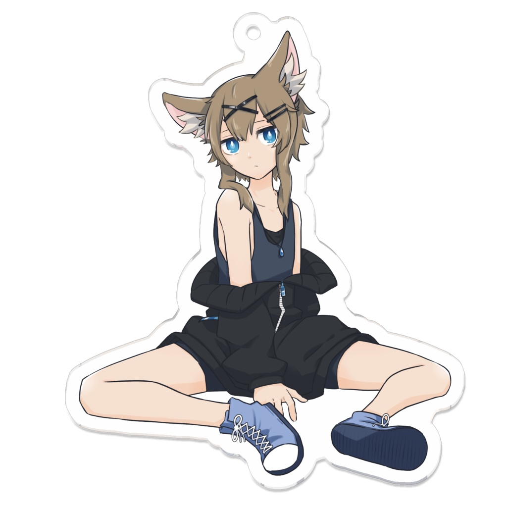 雨ノさくま(夏毛Ver)アクリルキーホルダー