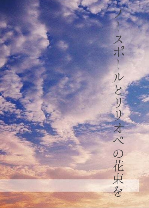 ノースポールとリリオペの花束を