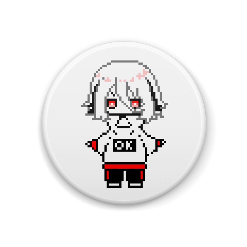 【常設グッズ】ドット絵缶バッチver1