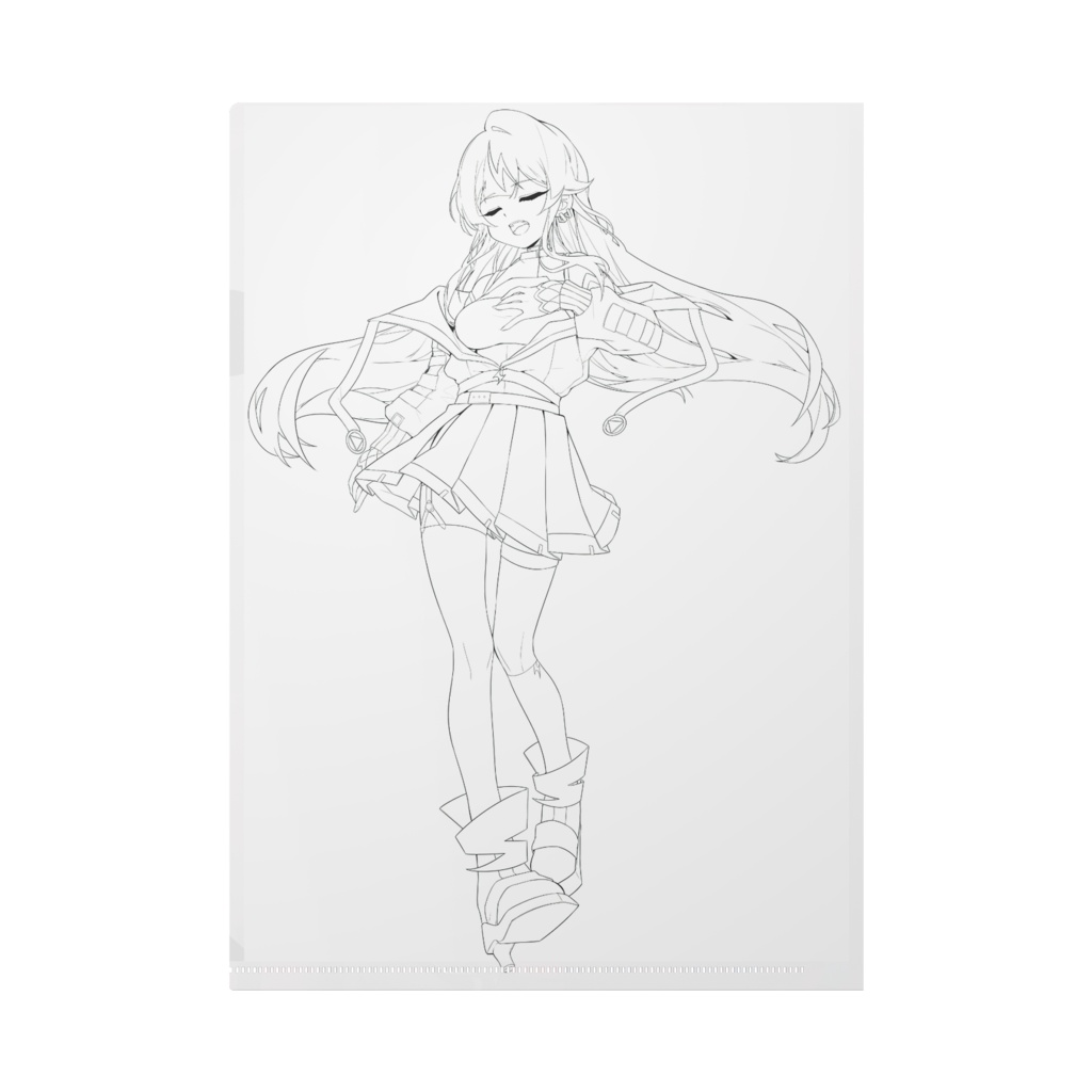 朱雀紅蓮グレーナイトトーキョークリアファイル